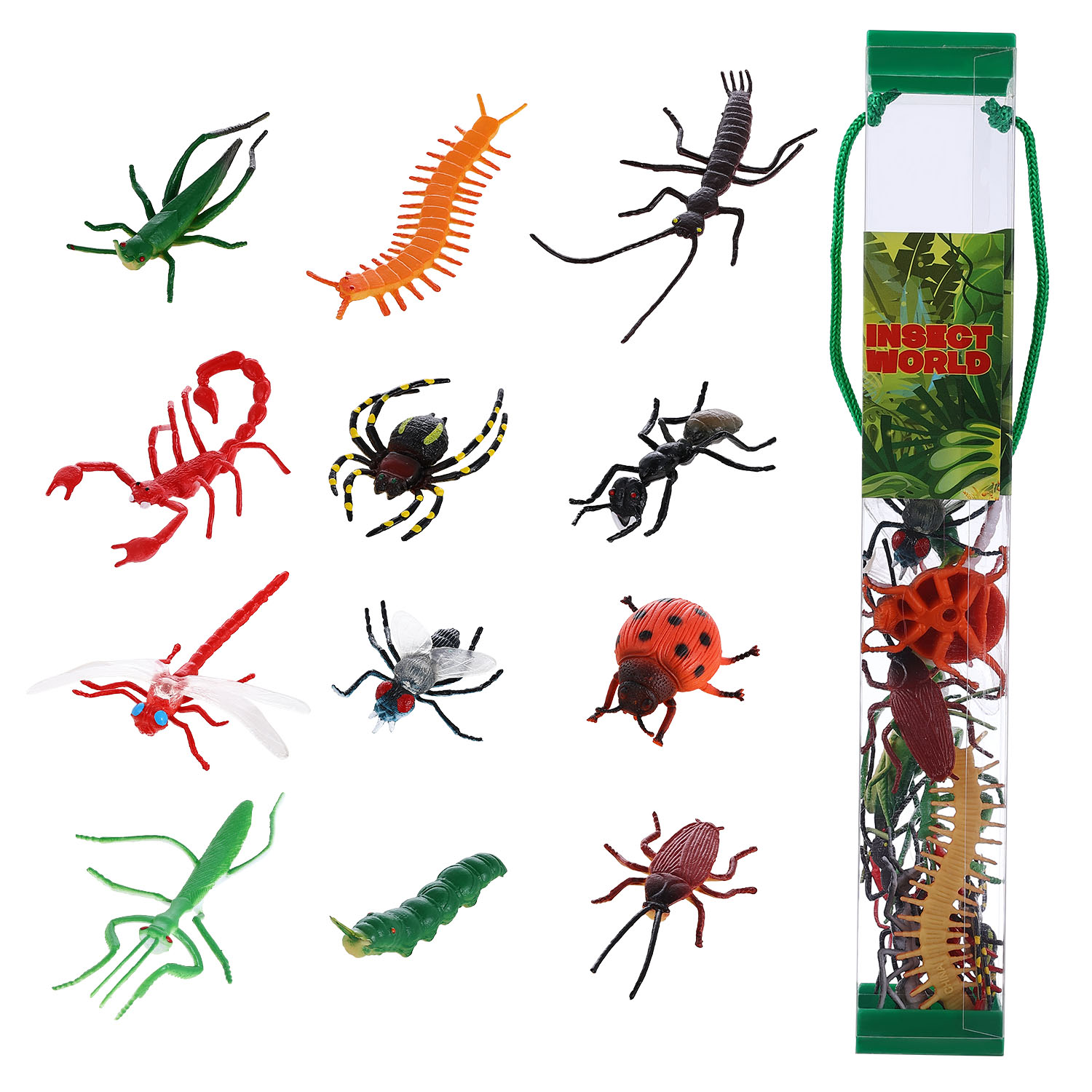 12PCS INSECT FIGURINES SET