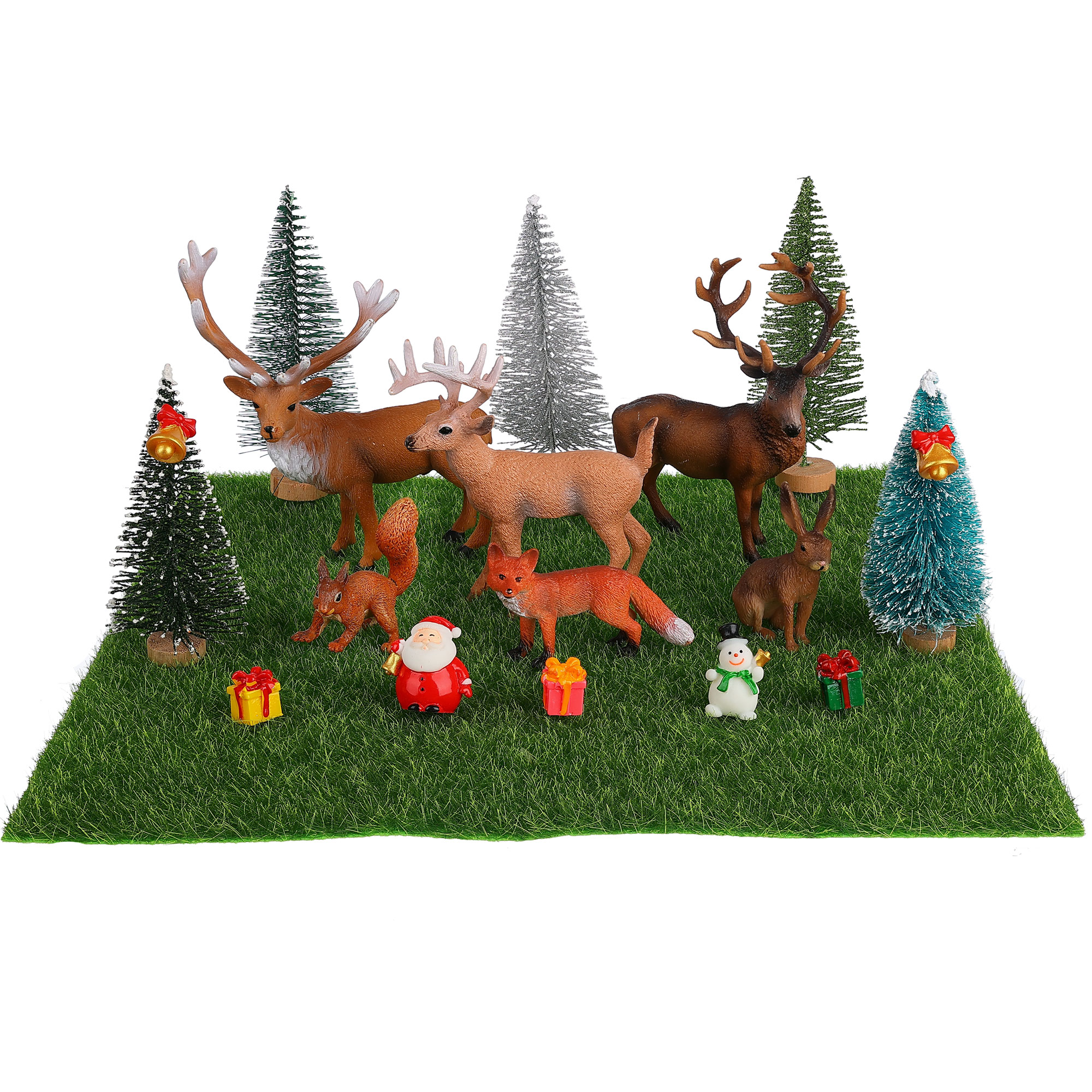 18PCS Woodland Animals Figurines Set
