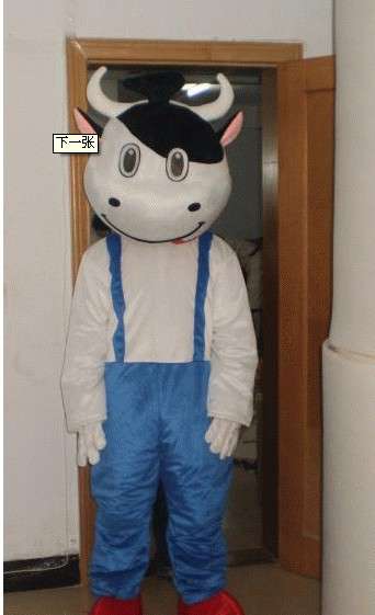 Inflatable cartoon costume calf